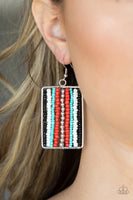 Beadwork Wonder - Red Earrings Paparazzi