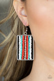 Beadwork Wonder - Red Earrings Paparazzi