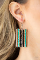 Beadwork Wonder - Black Earrings Paparazzi