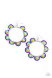 Groovy Gardens - Yellow Earrings Paparazzi