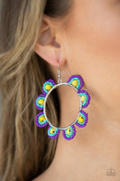 Groovy Gardens - Yellow Earrings Paparazzi