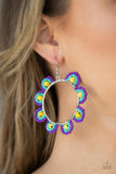 Groovy Gardens - Yellow Earrings Paparazzi