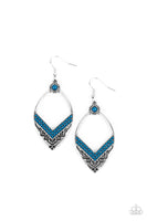 Indigenous Intentions - Blue Earrings Paparazzi