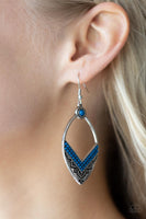 Indigenous Intentions - Blue Earrings Paparazzi