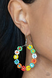 Festively Flower Child - Multi-Colored Earrings Paparazzi