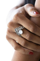 Lotus Solstice - White Ring Paparazzi