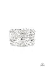 Exclusive Elegance - White Ring Paparazzi
