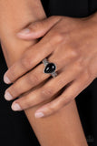 Rainbow Raindrops - Black Ring Paparazzi