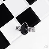 Rainbow Raindrops - Black Ring Paparazzi