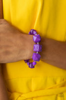 Trendsetting Tourist - Purple Necklace Paparazzi