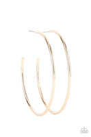 Mega Metro - Gold Hoop Earrings Paparazzi