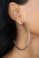 Mega Metro - Silver Earrings Paparazzi