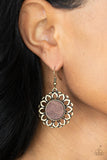 Farmhouse Fashionista - Brass Earrings Paparazzi