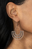 Solar Surge - Copper Earring Paparazzi (#859)