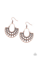 Solar Surge - Copper Earring Paparazzi (#859)