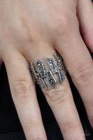 Juxtaposed Jewels - Silver Ring Paparazzi