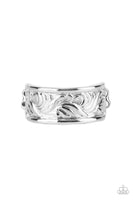 Billowy Bands - Silver Ring Paparazzi