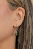Sahara Suburb - Green Necklace Paparazzi