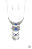 Lunar Enchantment - Blue Necklace Paparazzi