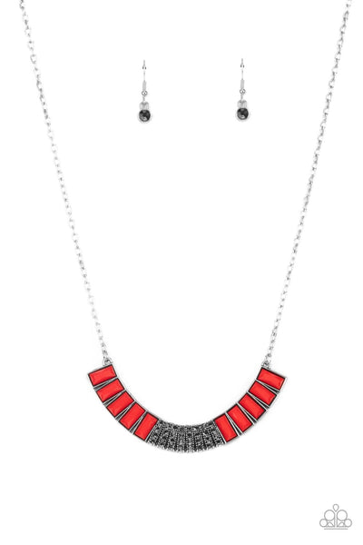 Coup de MANE - Red Necklace Paparazzi