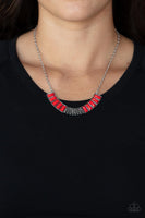 Coup de MANE - Red Necklace Paparazzi