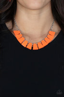 Vivaciously Versatile - Orange Necklace Paparazzi