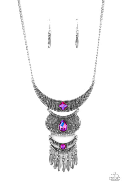 Lunar Enchantment - Pink Necklace Paparazzi