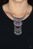 Lunar Enchantment - Pink Necklace Paparazzi