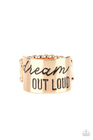Dream Louder - Gold Ring Paparazzi Incoming