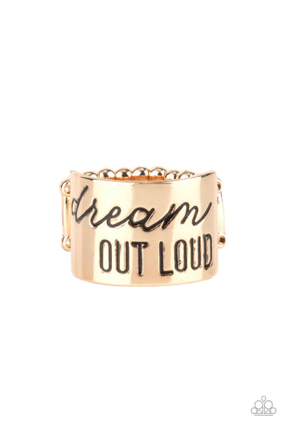 Dream Louder - Gold Ring Paparazzi Incoming