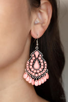 Persian Posh - Orange Earrings Paparazzi