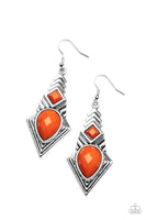 Stylishly Sonoran - Orange Earrings Paparazzi