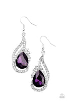 Dancefloor Diva - Purple Earrings Paparazzi