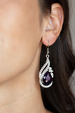 Dancefloor Diva - Purple Earrings Paparazzi