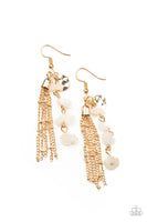 Stone Sensation - Gold Earrings Paparazzi