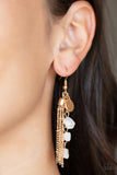 Stone Sensation - Gold Earrings Paparazzi