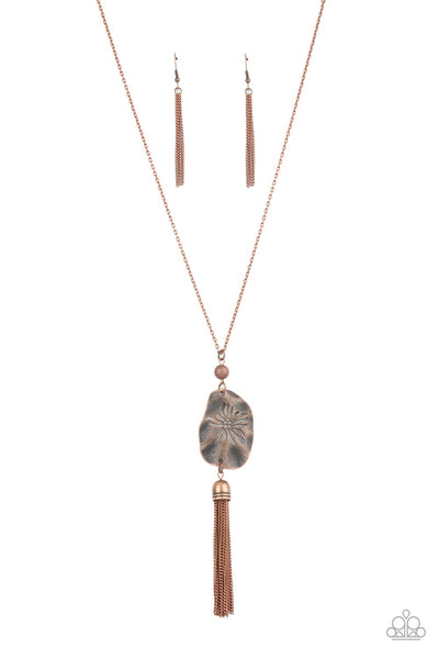 Botanical Beaches - Copper Necklace Paparazzi