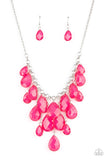 Front Row Flamboyance - Pink Necklace Paparazzi