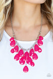 Front Row Flamboyance - Pink Necklace Paparazzi