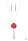 Wondrously Woven - Red Necklace Paparazzi
