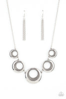 Solar Cycle - Silver Necklace Paparazzi