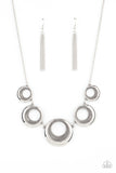 Solar Cycle - Silver Necklace Paparazzi