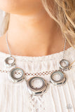 Solar Cycle - Silver Necklace Paparazzi