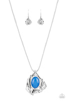 Amazon Amulet - Blue Necklace Paparazzi