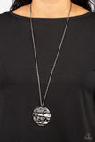 Shattered Sunset - Black Necklace Paparazzi