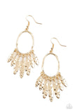 Artisan Aria - Gold Earrings Paparazzi