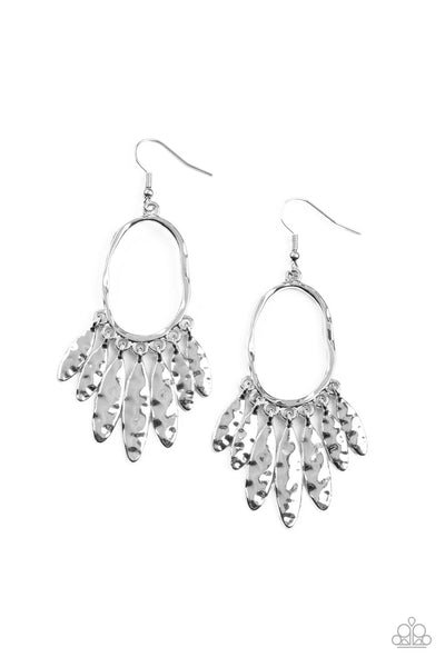 Artisan Aria - Silver Earrings Paparazzi