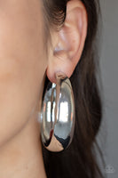 Flat Out Flawless - Silver Earrings Paparazzi