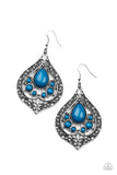 New Delhi Nouveau - Blue Earrings Paparazzi