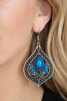 New Delhi Nouveau - Blue Earrings Paparazzi